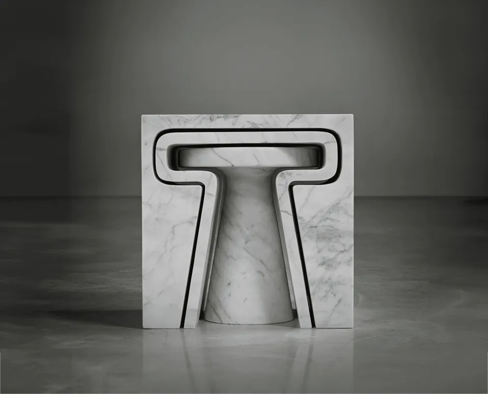 Nesting Table in marble
